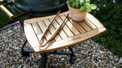 IntEGGrated Nest + Acacia Shelves -Charbroil Shop 1612443124 large bge nest shelves closeup