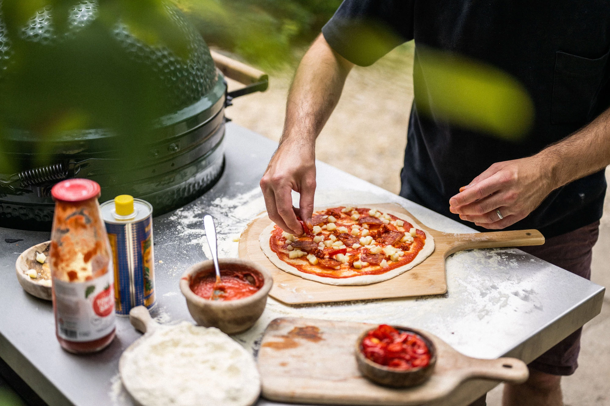 Stainless Steel Topped Premium Royal Mahogany Table 5 Stainless Steel Topped Premium Royal Mahogany Table - Image 3